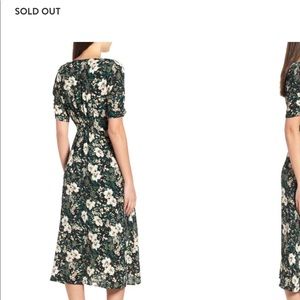 astr the label button front midi dress